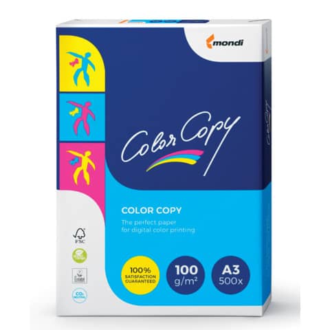 Carta per fotocopie Color Copy 100 g/m² A3 risma da 500 ff - 180084937